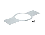 RCF Mud Ring Accessories for CMR 60T and CMR 50T Ceiling Speakers - 4 Pack by RCF