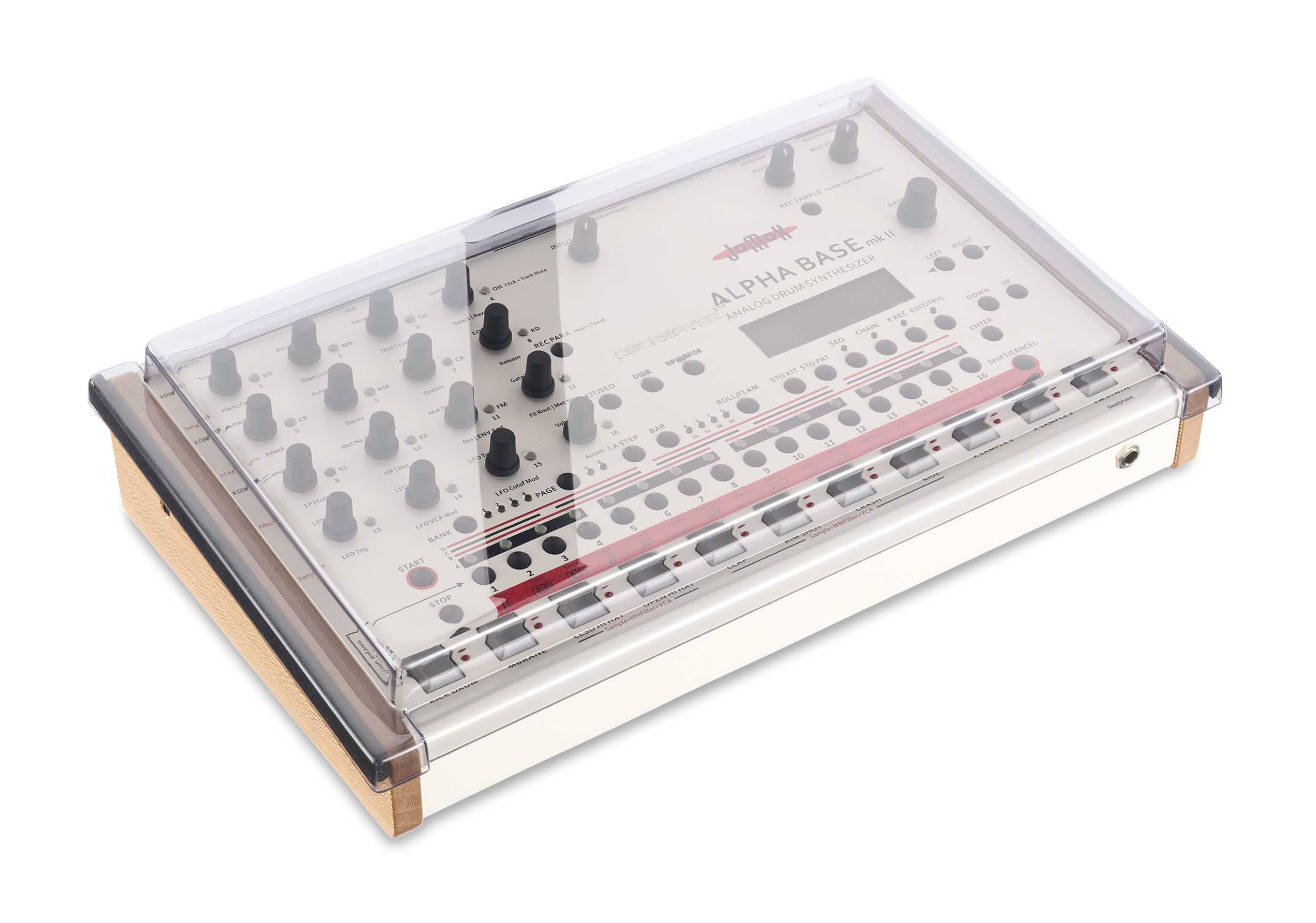Decksaver DS-PC-ALPHABASE Jomox Alphabase Cover Fits MK1, MK2, XBASE999 / 888 by DECKSAVER