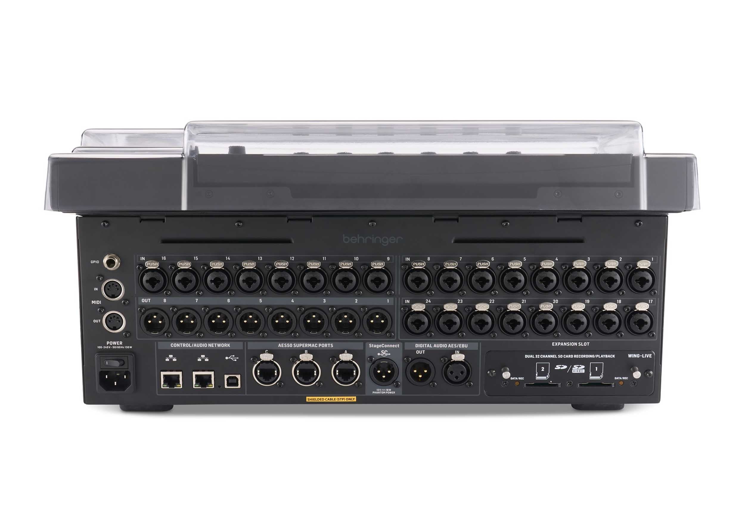 Decksaver DS-PC-WINGCOMPACT Behringer WING Compact Cover by DECKSAVER