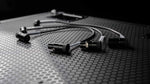 Tour Konnect T-R-MICLP3, 3 Ft Mic Cable with 90 Degree Low Profile Connectors - Adjustable Cable Orientation in Retail Packaging by Tour Konnect