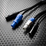 Tour Konnect T-R-XPC6, 6 Ft Powerkon + XLR Combo Cable - Retail Packaging by Tour Konnect