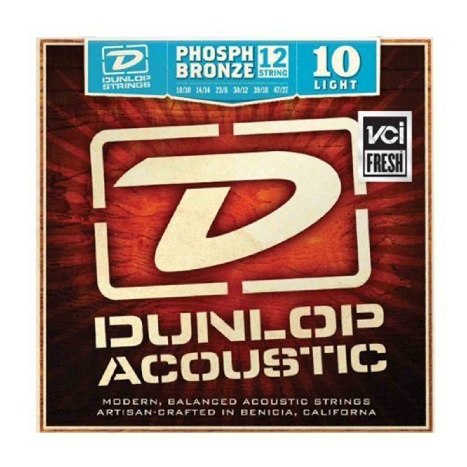 DUNLOP 1066 L Phosphor Bronze Acoustic Guitar Strings - Light by Dunlop