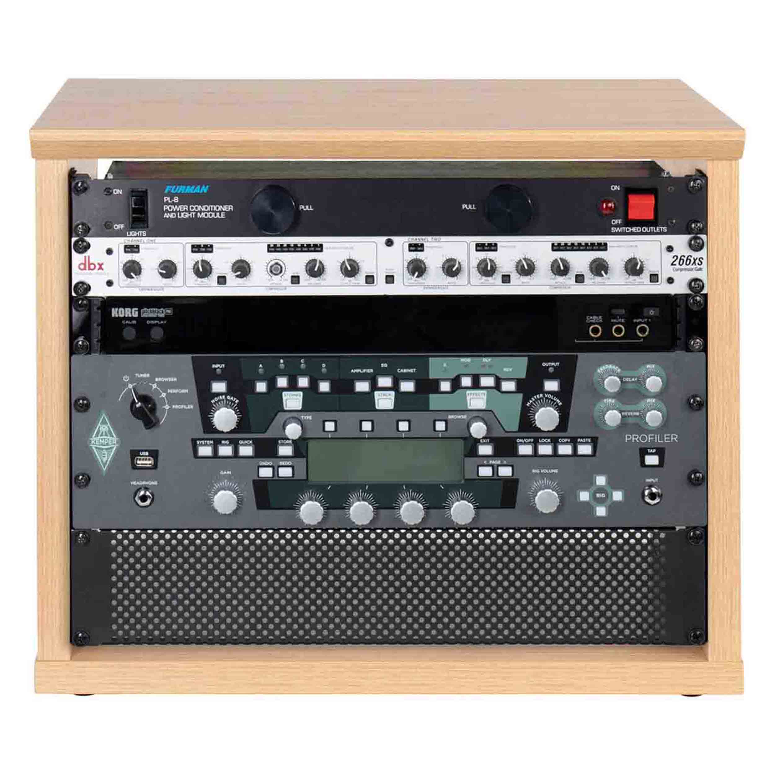 Gator Frameworks GFW-ELITERK-8U Elite Series Furniture Desktop 8U Studio Rack by Gator Cases