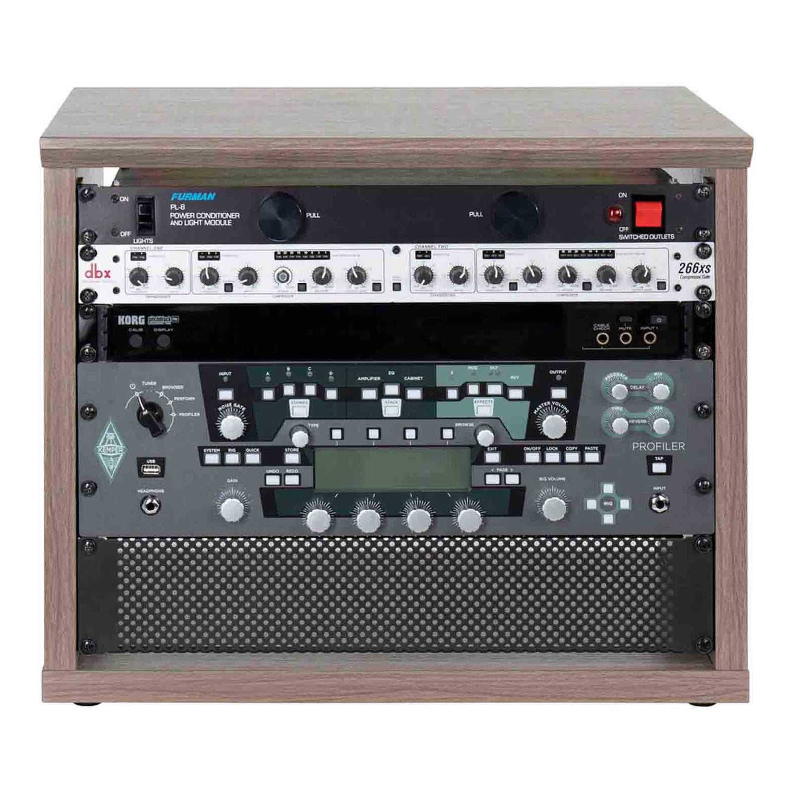 Gator Frameworks GFW-ELITERK-8U Elite Series Furniture Desktop 8U Studio Rack by Gator Cases