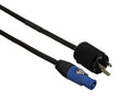 RCF MED-PCB-SJ14-8FT Powercon to Edison Plug Cable - 8 Feet by RCF