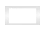 Odyssey PFW-DDJ-FLX10 DJ Podium Faceplate and Foam for Pioneer DJ DDJ-FLX10 - White by Odyssey