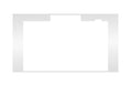 Odyssey PFW-PRIME4 DJ Podium Faceplate and Foam for Denon DJ Prime 4 DJ Controller - White by Odyssey
