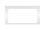 Odyssey PFW-DDJ-REV5 DJ Podium Faceplate and Foam for Pioneer DJ DDJ-REV5 - White by Odyssey