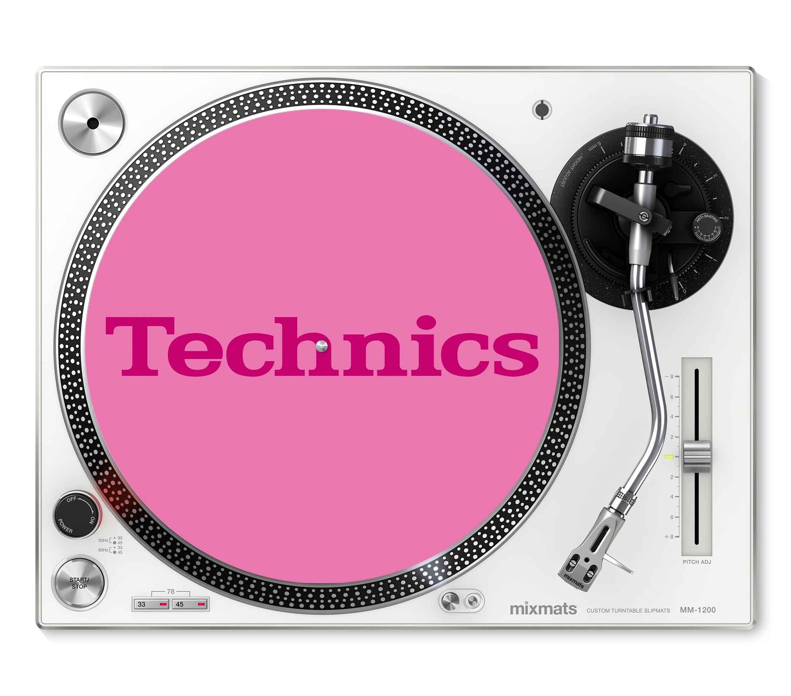 Mixmats 12” Turntable Slipmat - Technics Pink by Mixmats