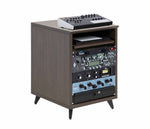 Gator Frameworks GFW-ELITEDESKRK-BRN 10U Studio Rack Table - Dark Walnut Brown by Gator Cases