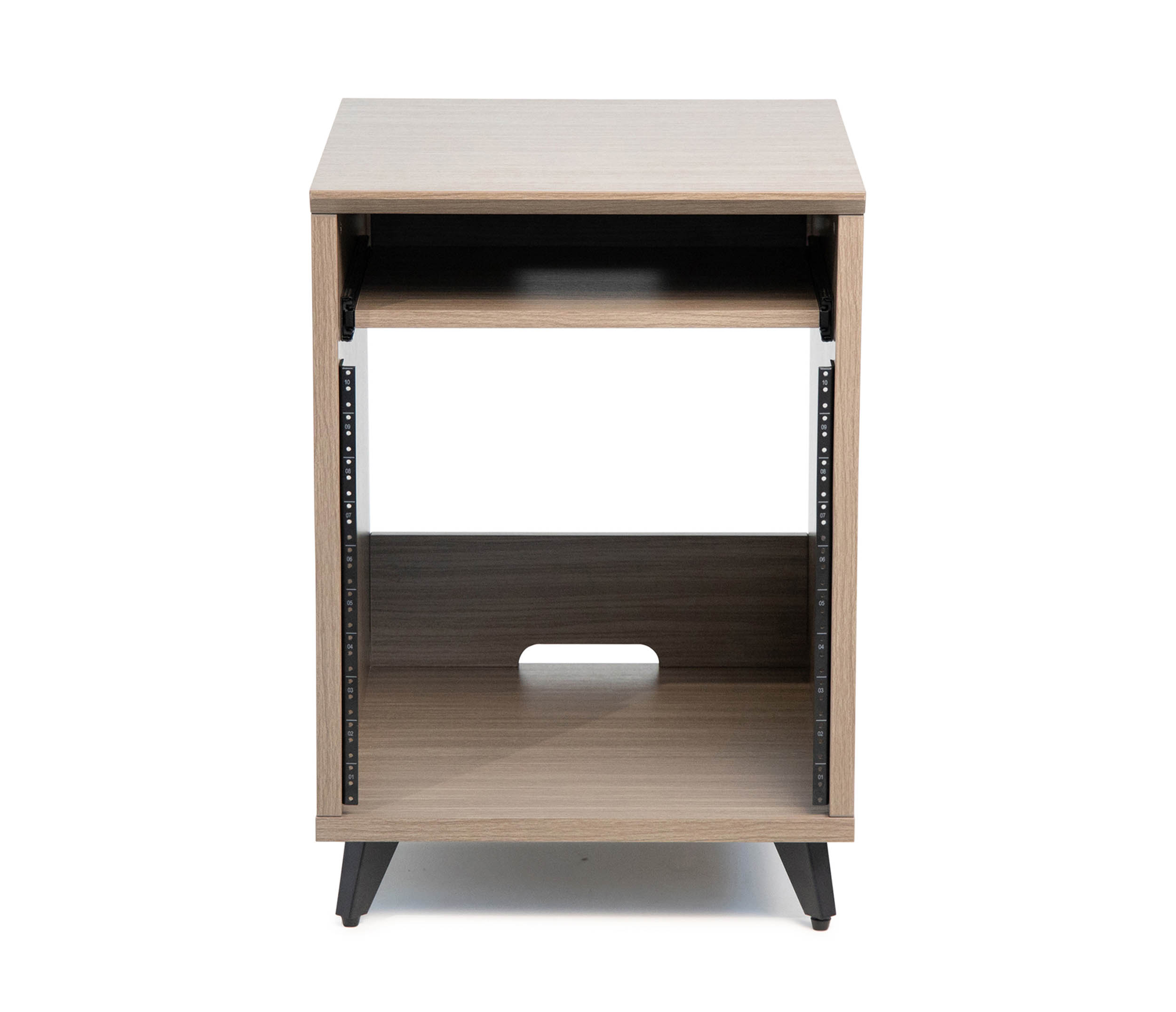 Gator Frameworks GFW-ELITEDESKRK-GRY Elite Furniture Series 10U Studio Rack Table - GRY by Gator Cases