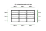ADJ WMST1 Top & Bottom, Left & Right Corner Trim Section for WMS Panel Series by ADJ