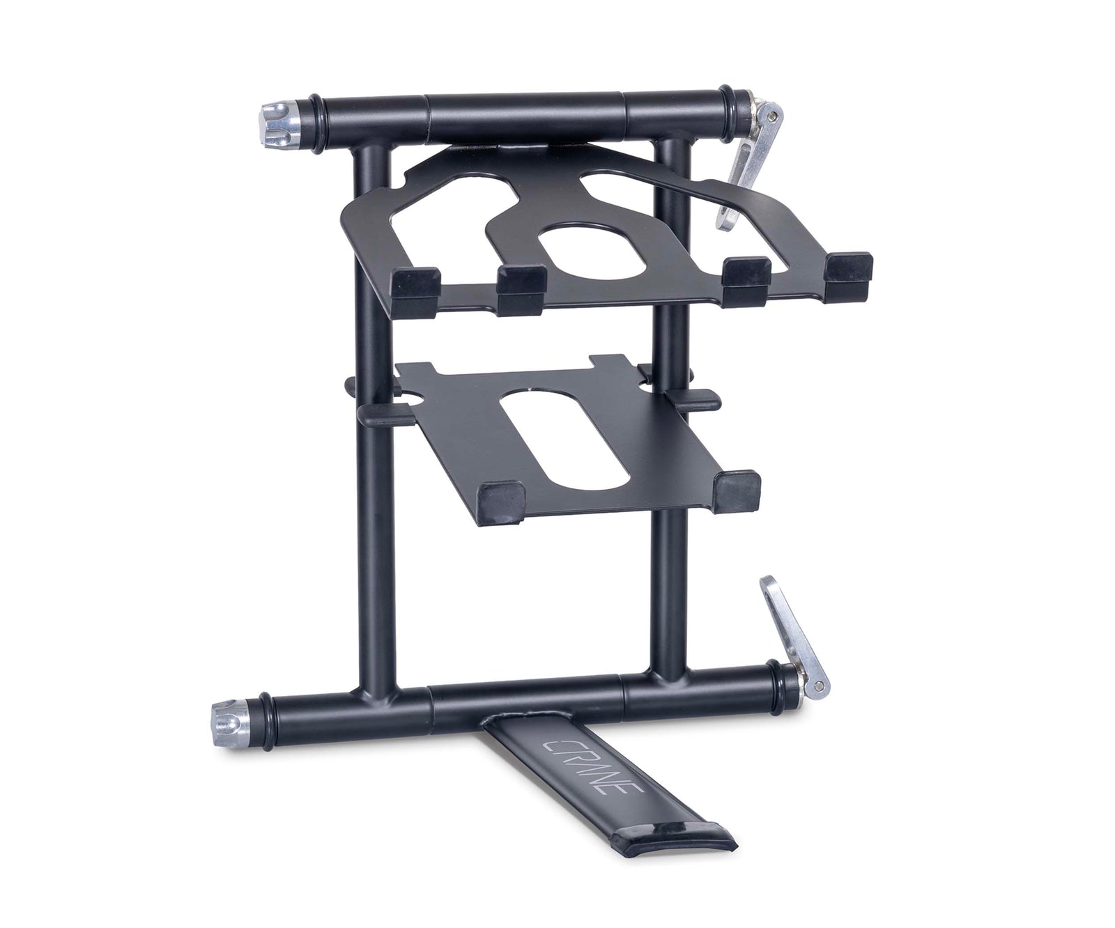 Crane CV3-PLS-GRY-ST Stand Plus Subtray Add-On Shelf for DJ Gear - Graphite by Crane