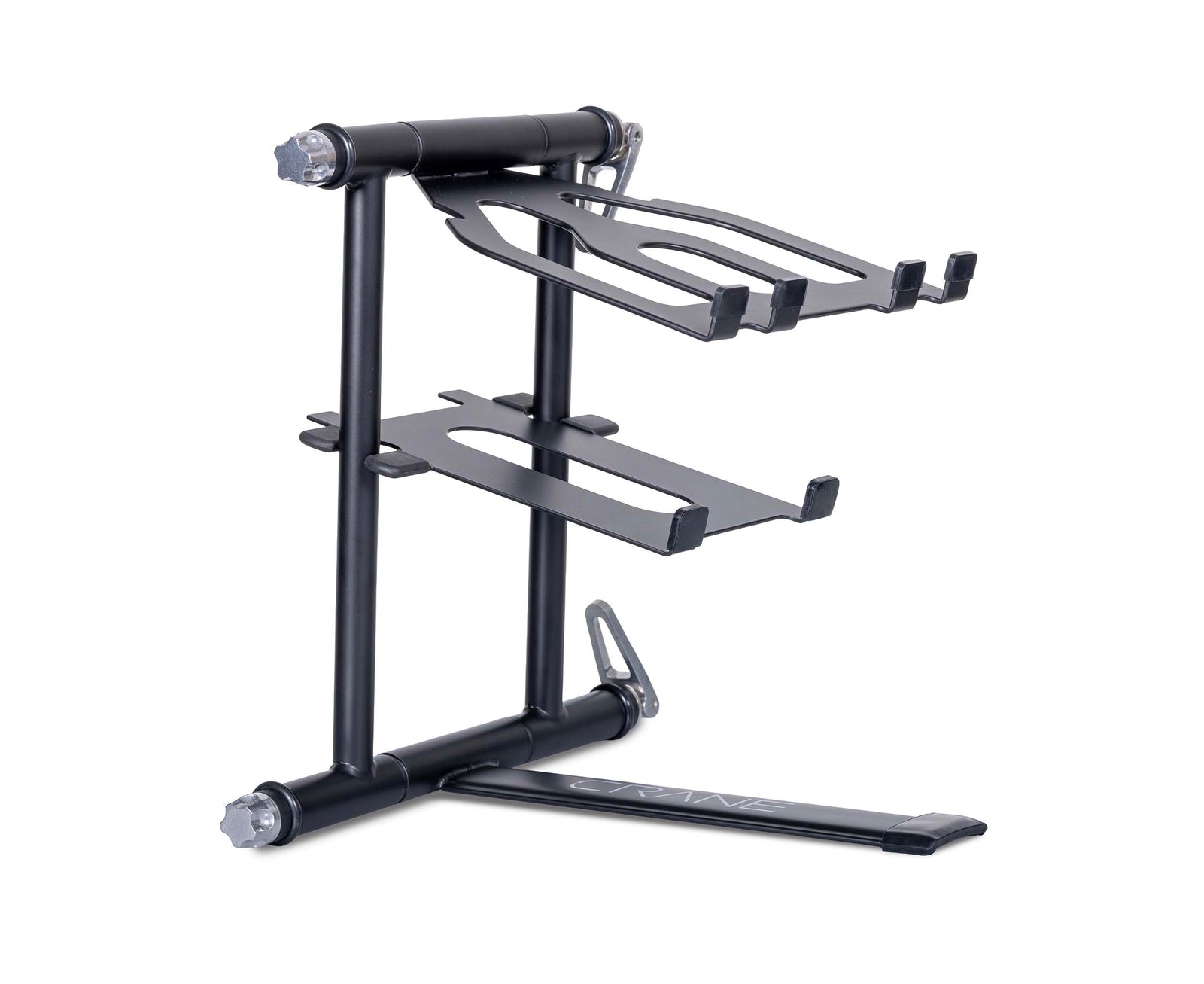 Crane CV3-PLS-GRY-ST Stand Plus Subtray Add-On Shelf for DJ Gear - Graphite by Crane
