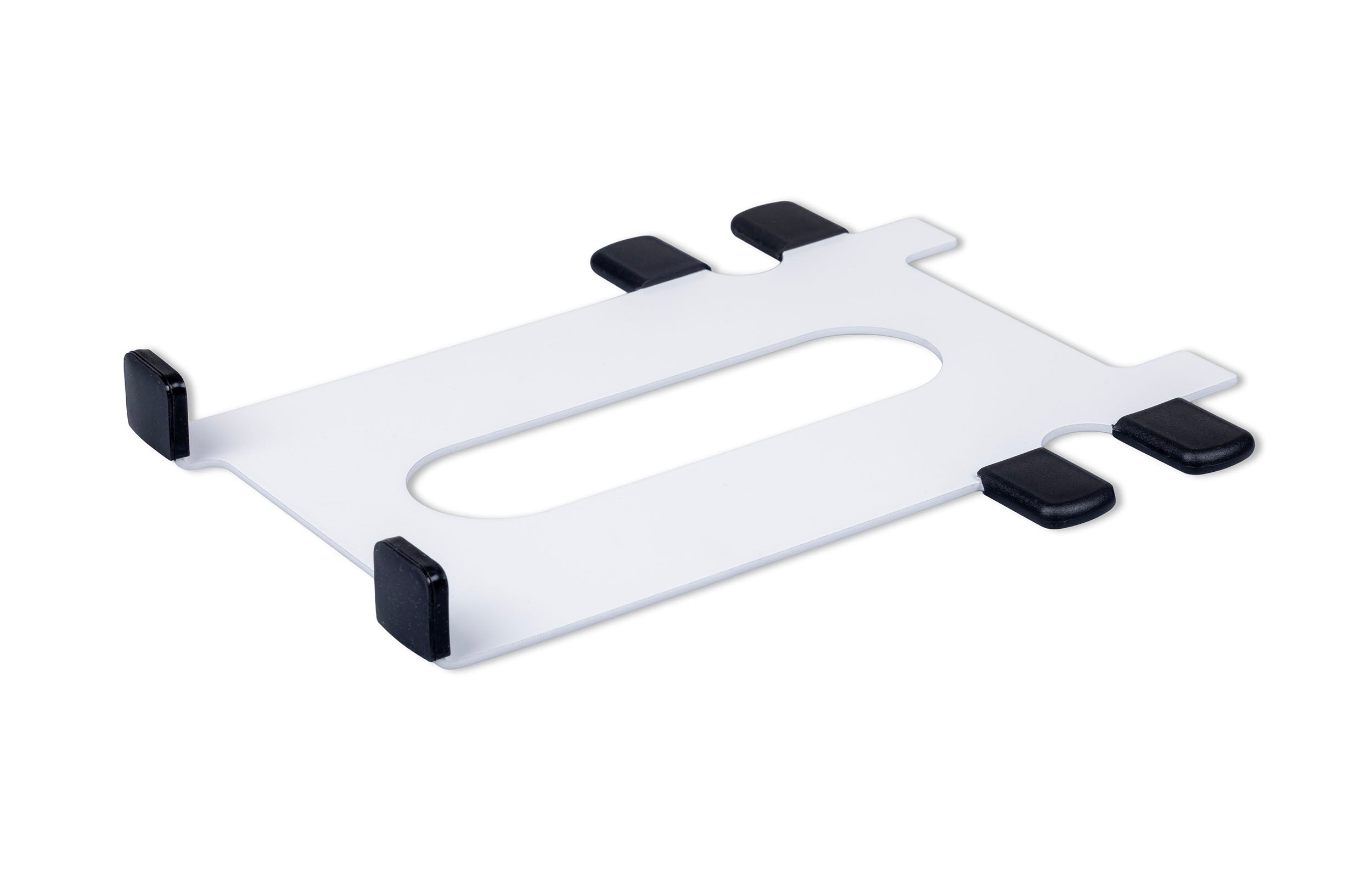 Crane CV3-PLS-WHT-ST Stand Plus Subtray Add-On Shelf for DJ Gear - White by Crane