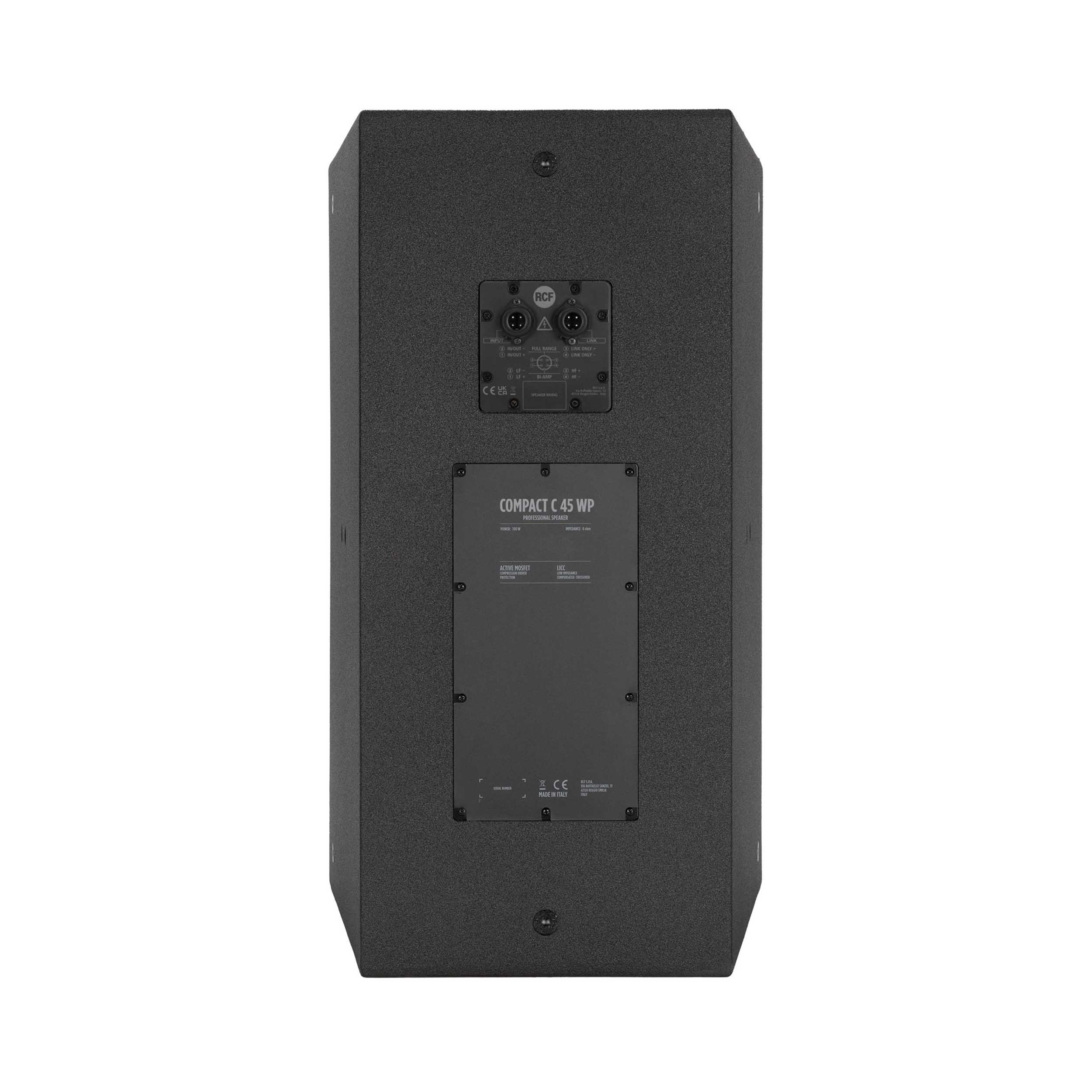 RCF C 45 WP Passive 2800W 15" 2-Way Compact Speaker with 4" HF Driver - Weatherproof by RCF