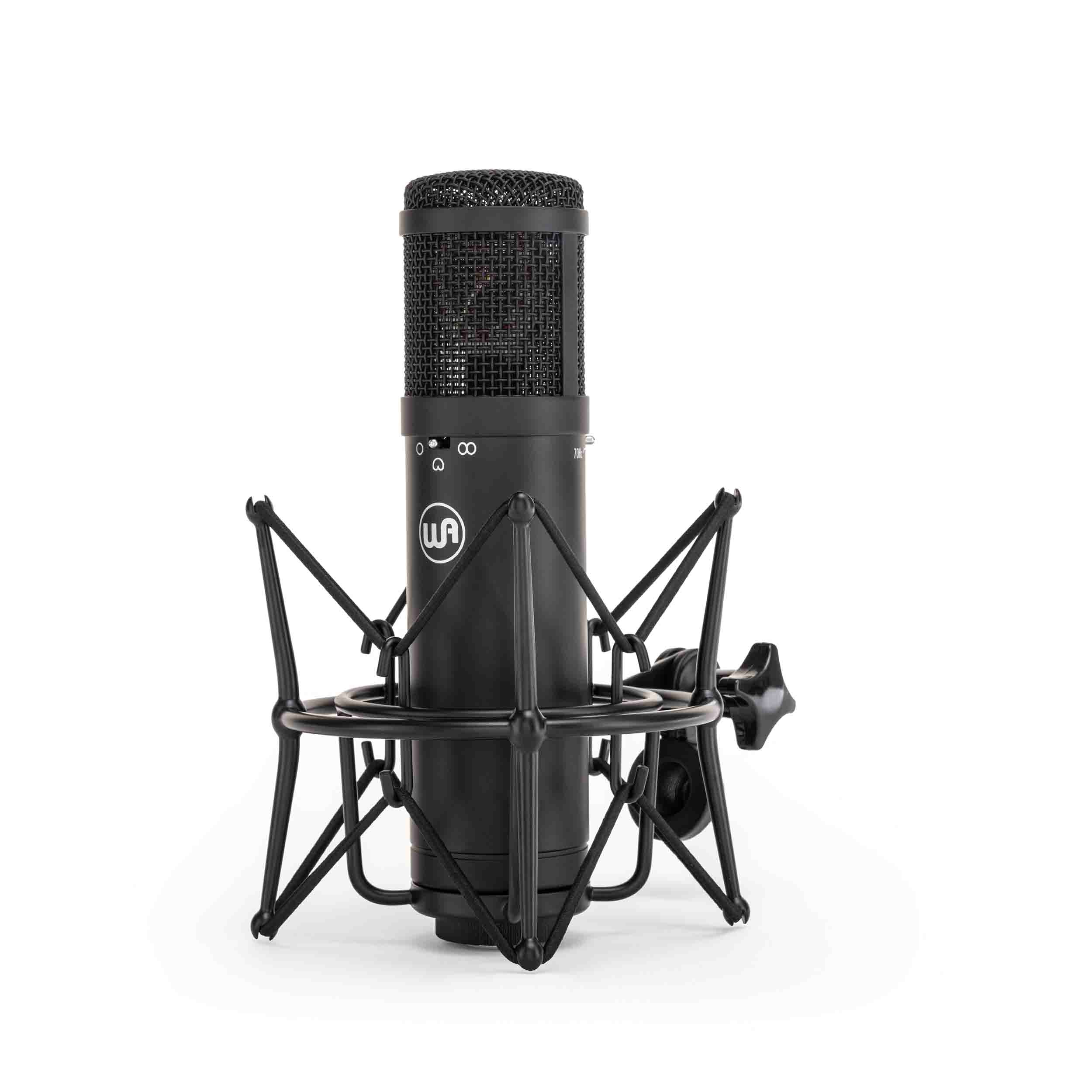 Warm Audio WA-47jr Black, Transformerless FET Condenser Microphone – Black by Warm Audio