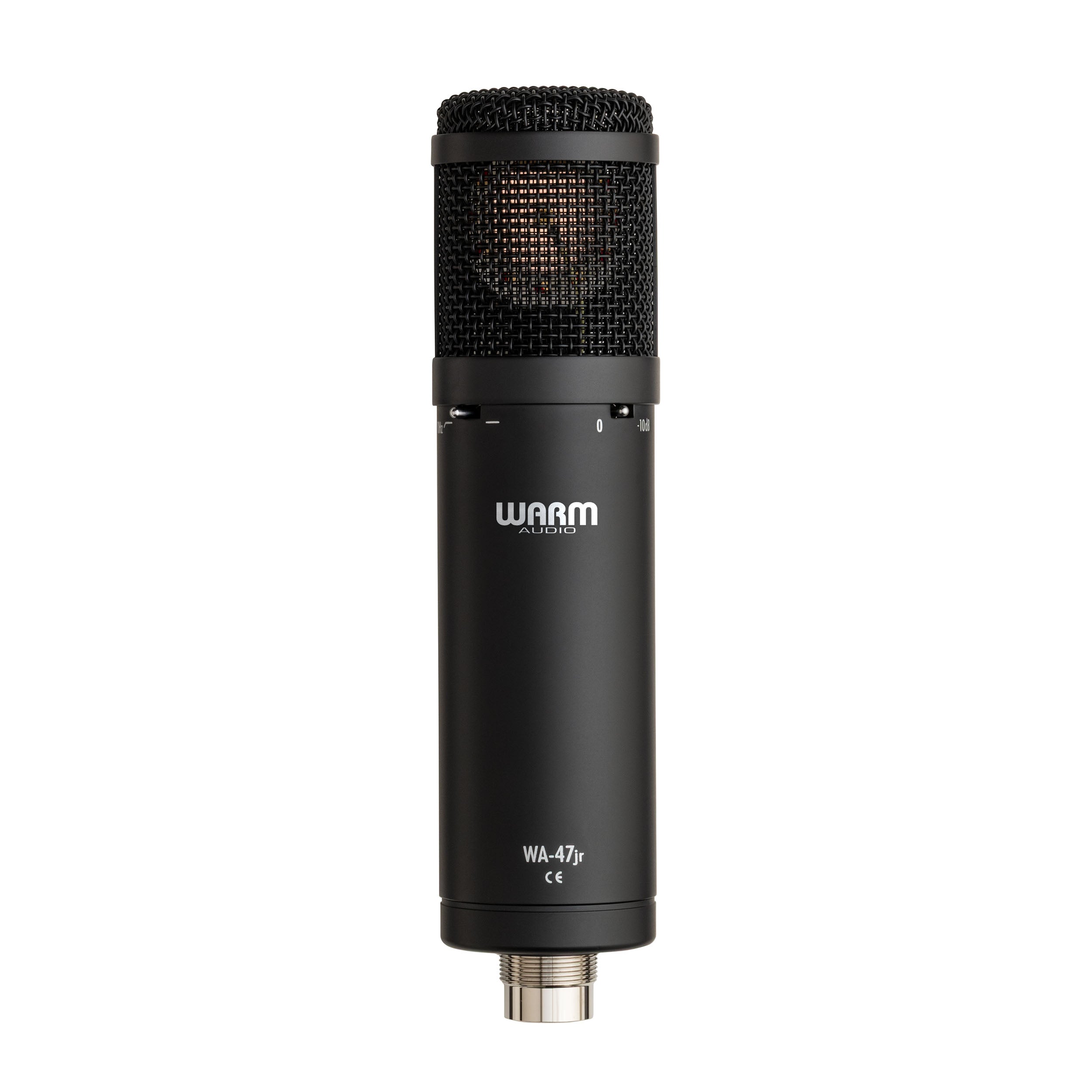 Warm Audio WA-47jr Black, Transformerless FET Condenser Microphone – Black by Warm Audio