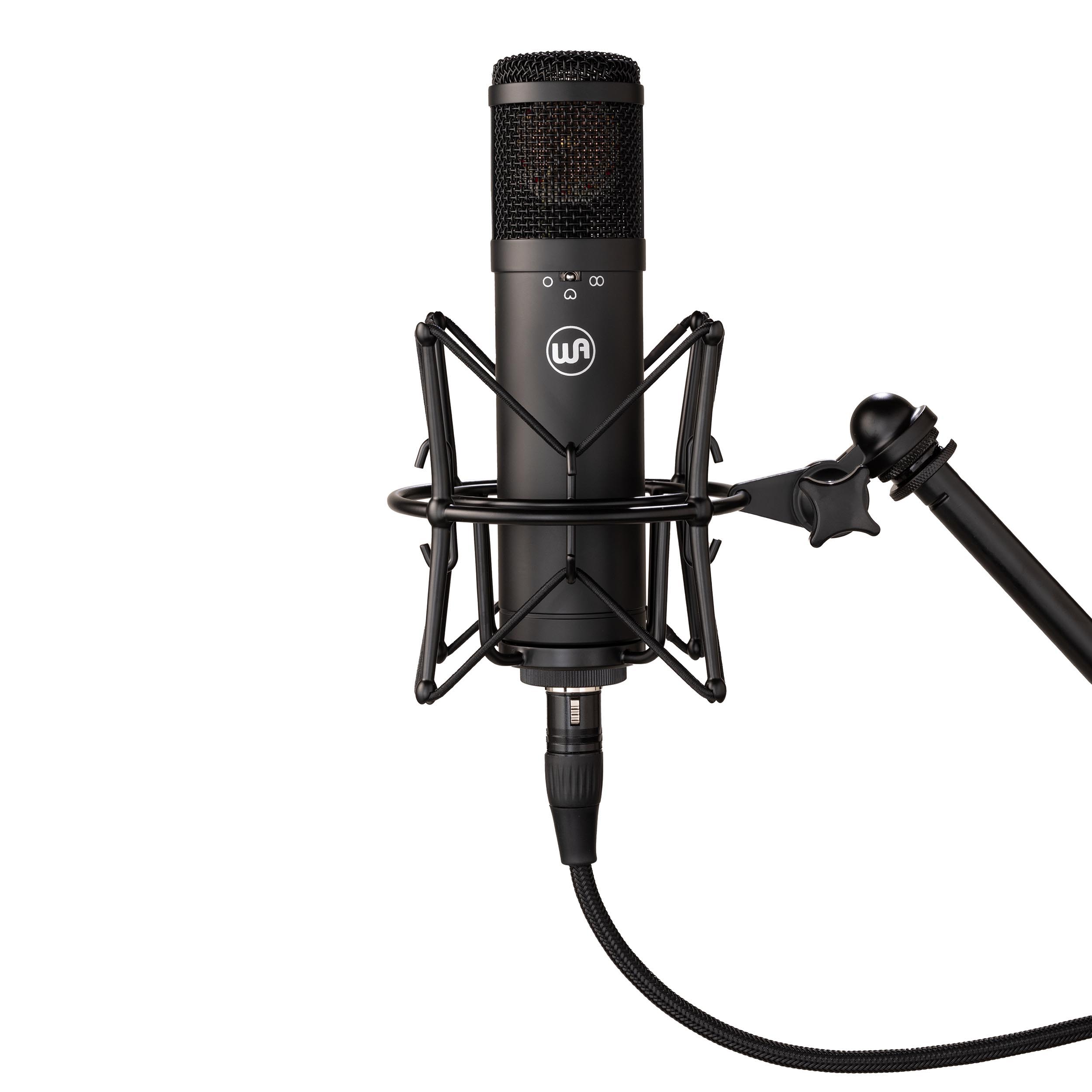 Warm Audio WA-47jr Black, Transformerless FET Condenser Microphone – Black by Warm Audio