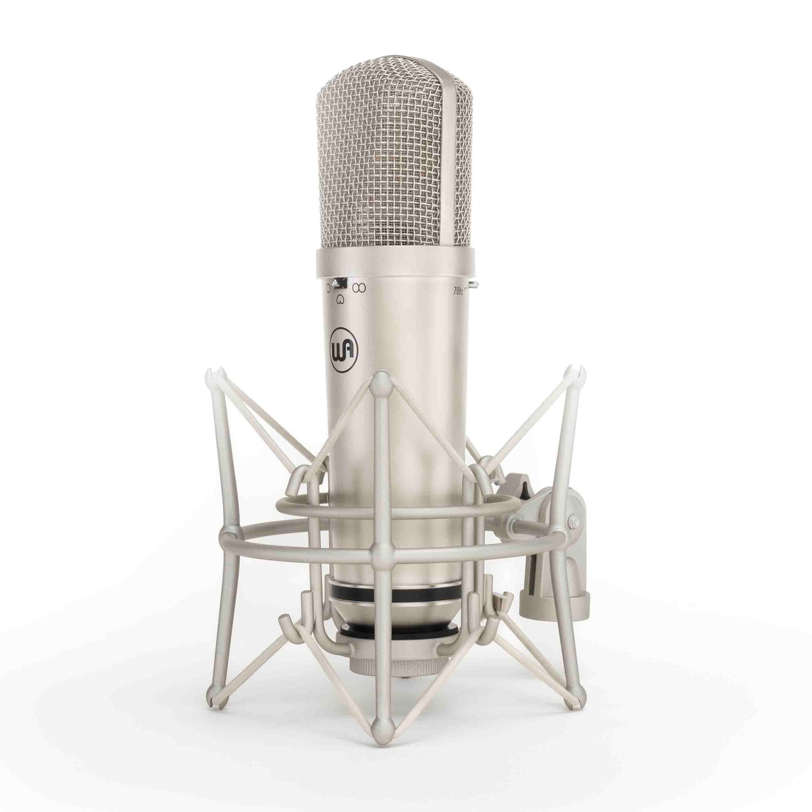 Warm Audio WA-87jr-N, Large-Diaphragm Transformerless FET Condenser Microphone - Nickel by Warm Audio