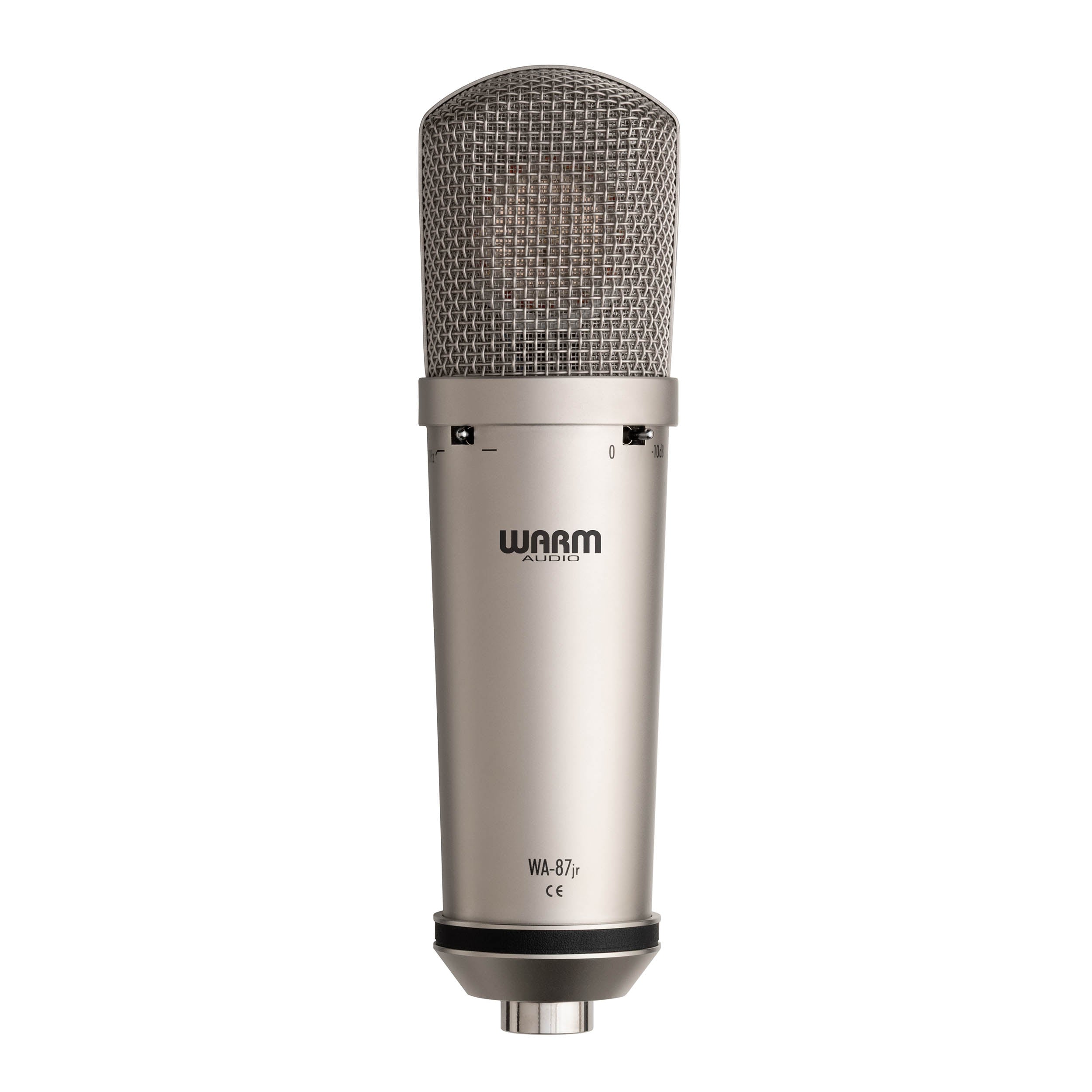 Warm Audio WA-87jr-N, Large-Diaphragm Transformerless FET Condenser Microphone - Nickel by Warm Audio