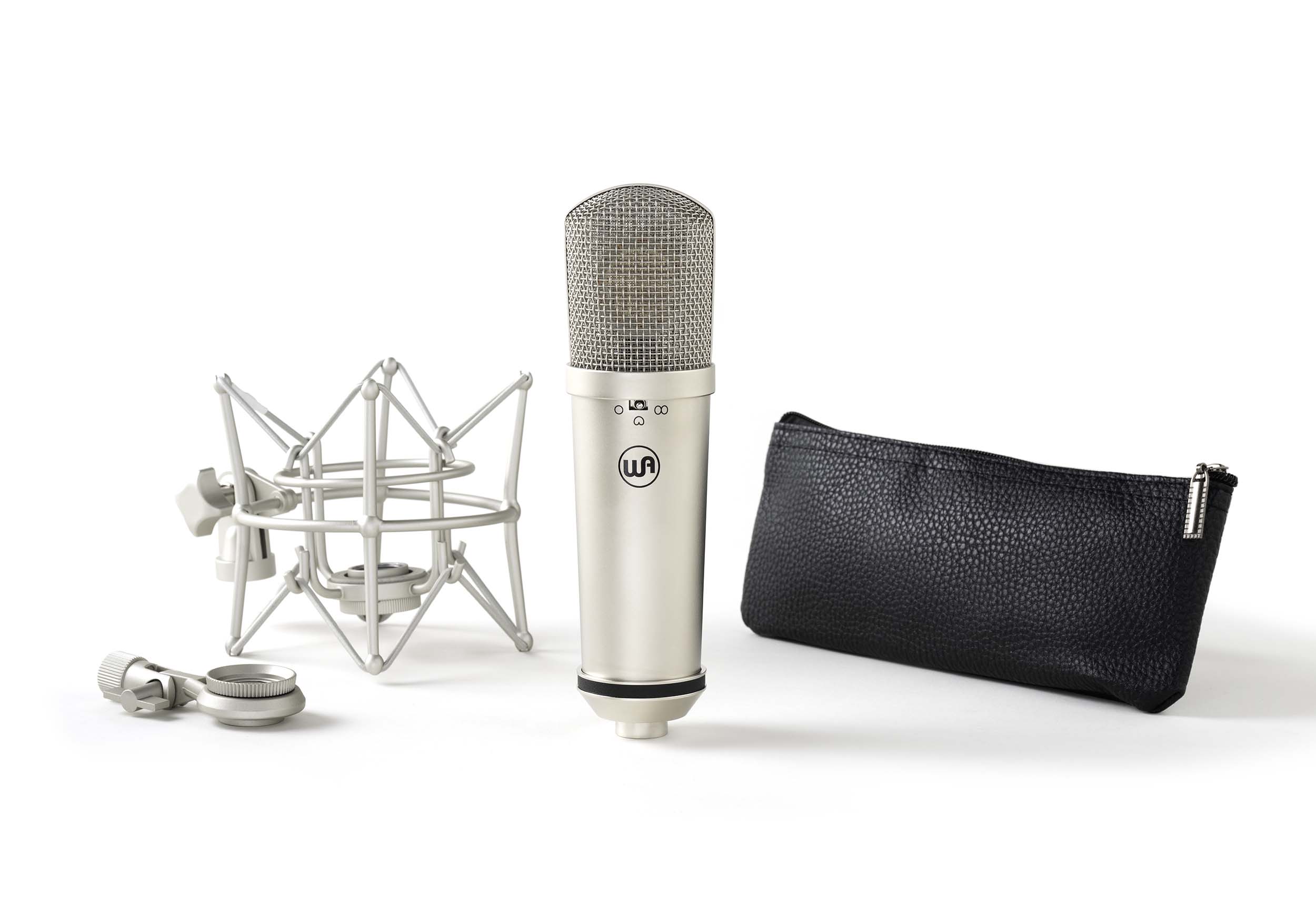 Warm Audio WA-87jr-N, Large-Diaphragm Transformerless FET Condenser Microphone - Nickel by Warm Audio
