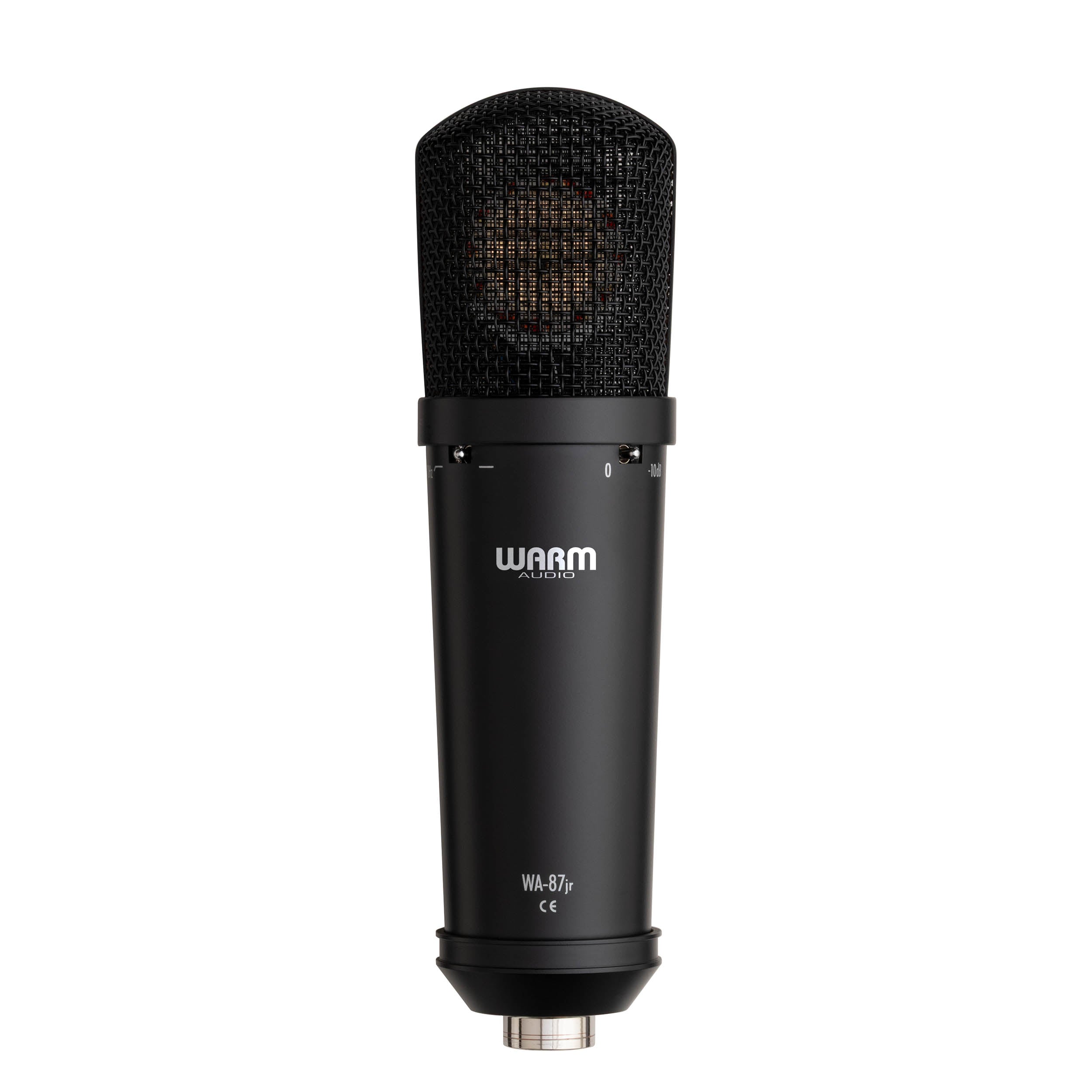 Warm Audio WA-87jr-B, Large-Diaphragm Transformerless FET Condenser Microphone - Black by Warm Audio