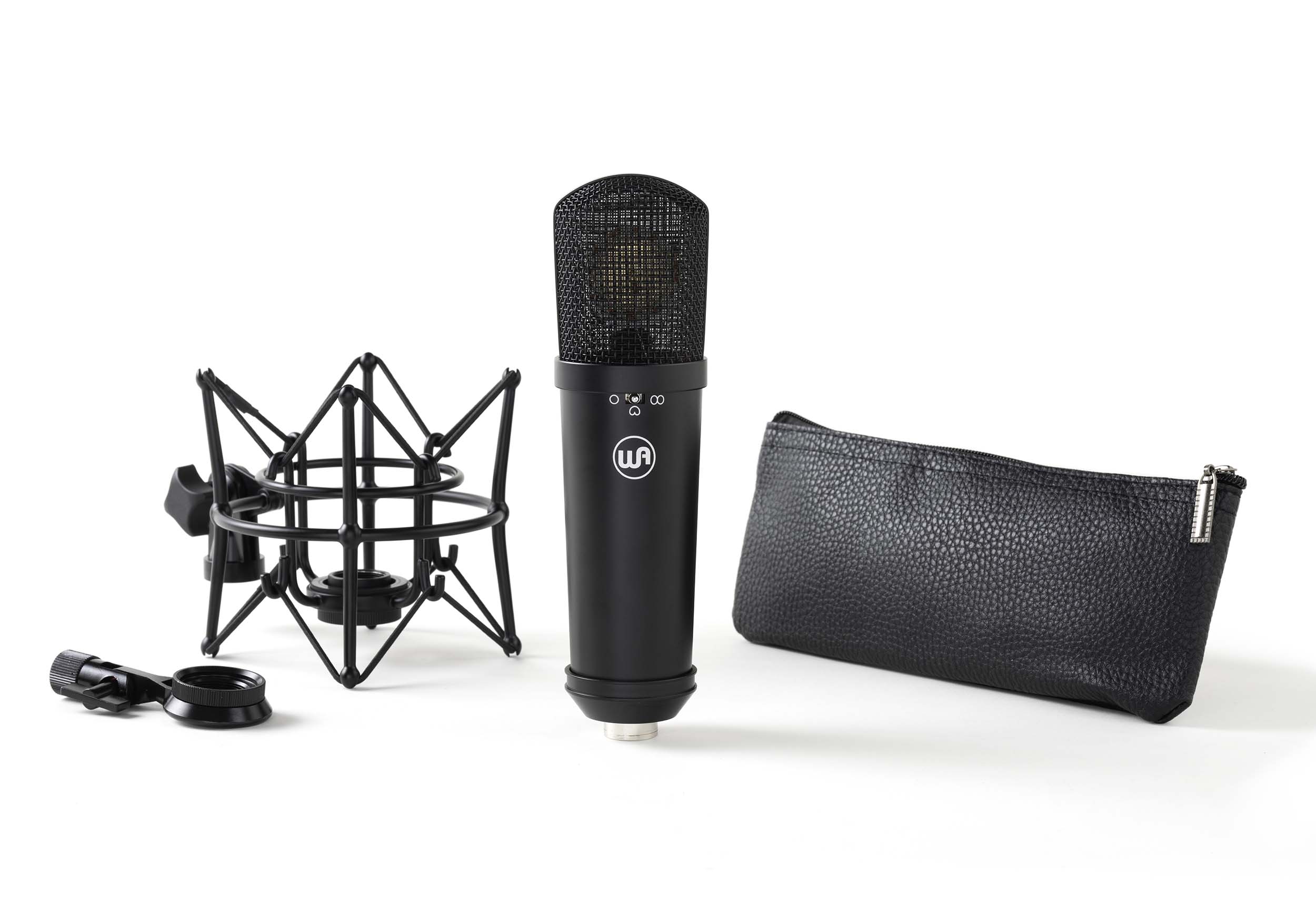 Warm Audio WA-87jr-B, Large-Diaphragm Transformerless FET Condenser Microphone - Black by Warm Audio