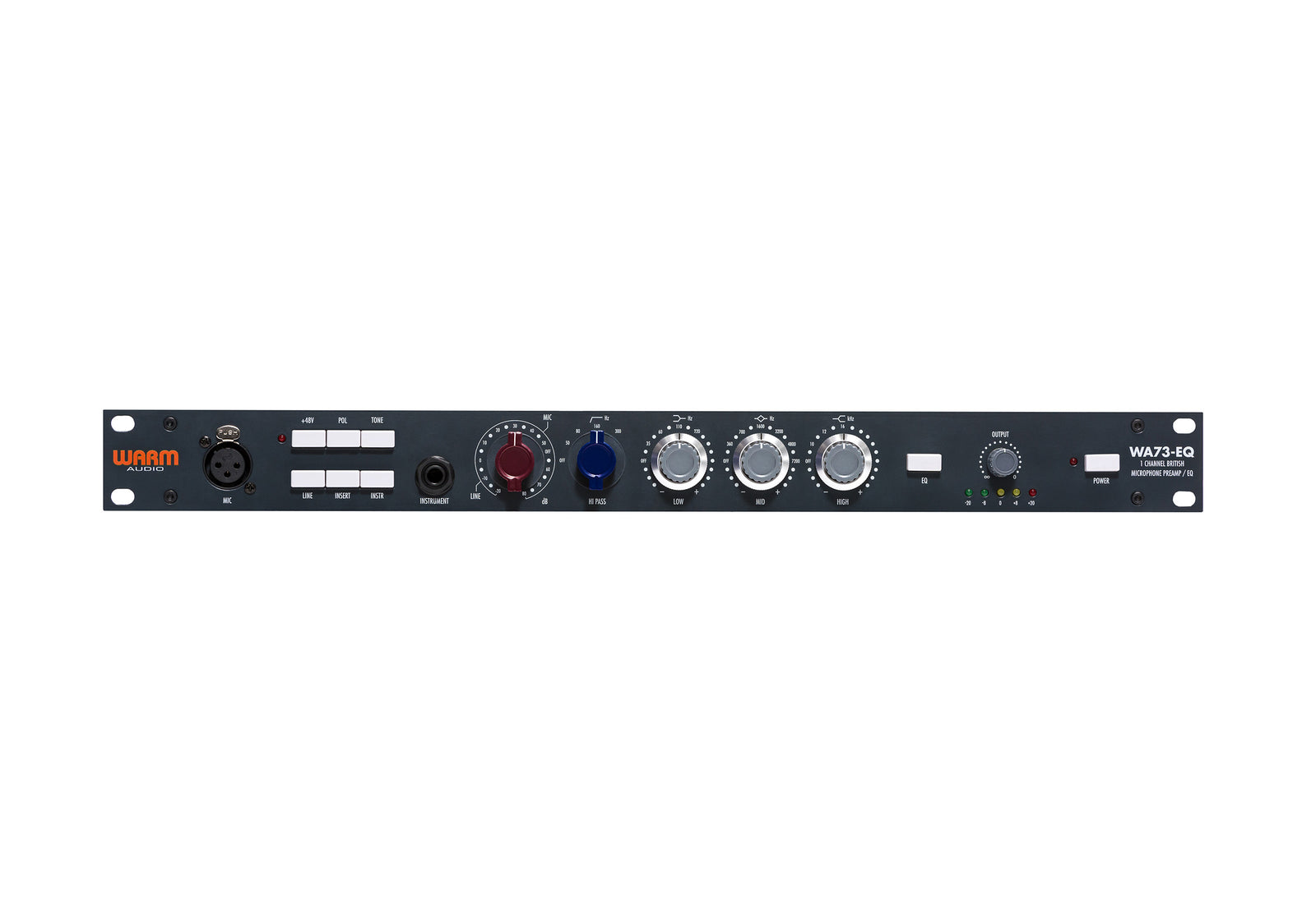 Warm Audio WA73-EQ Single-Channel British Mic Preamplifier and Equalizer by Warm Audio