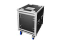 Estuche para rack con ruedas Odyssey OPSR12UW Professional de 12U - Tablero industrial negro