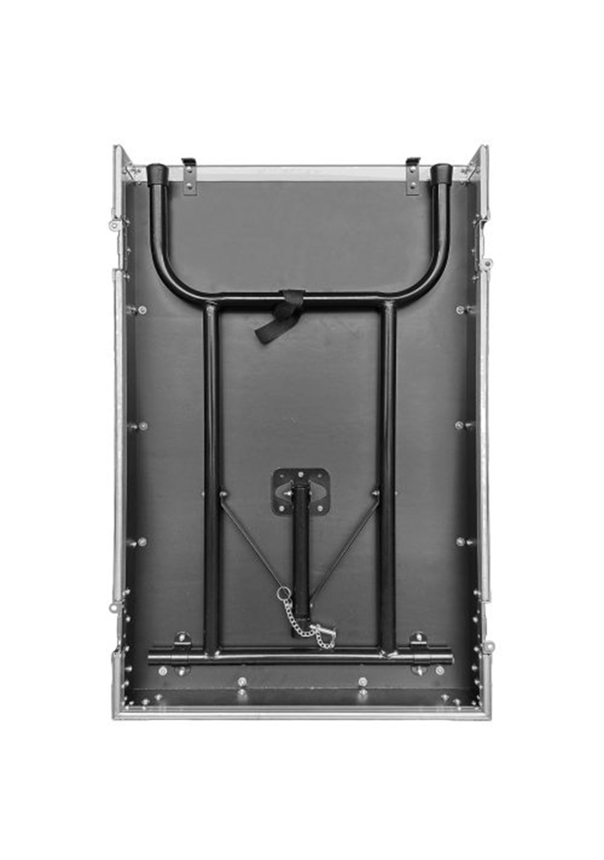 Odyssey FZTCFOH16WDLX 16U Vertical Pro Combo Rack with Side Table and Casters