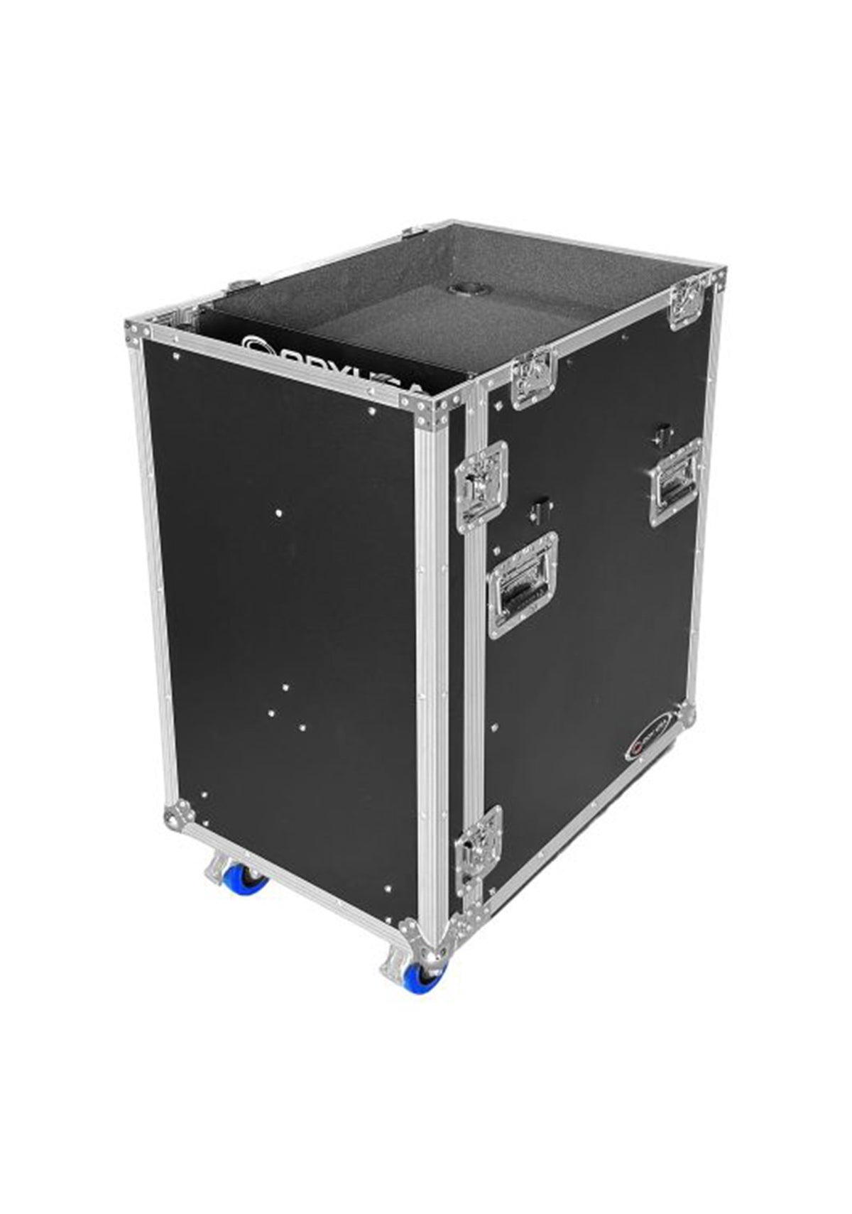 Odyssey FZTCFOH16WDLX 16U Vertical Pro Combo Rack with Side Table and Casters