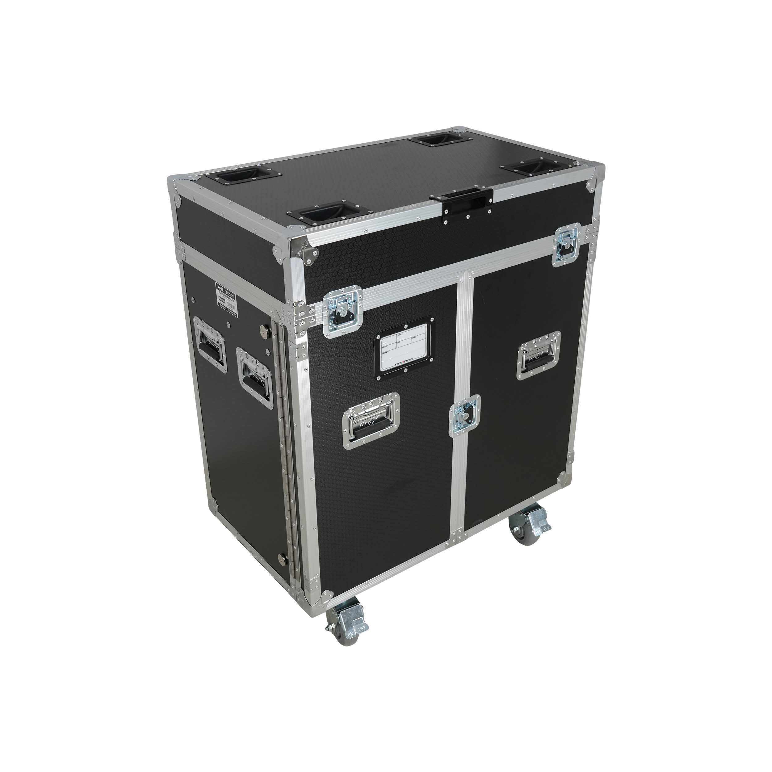 ProX XS-MH30WASHX2W Road Case for 2 Large Moving Head Fixtures with 4-inch Casters by ProX Cases