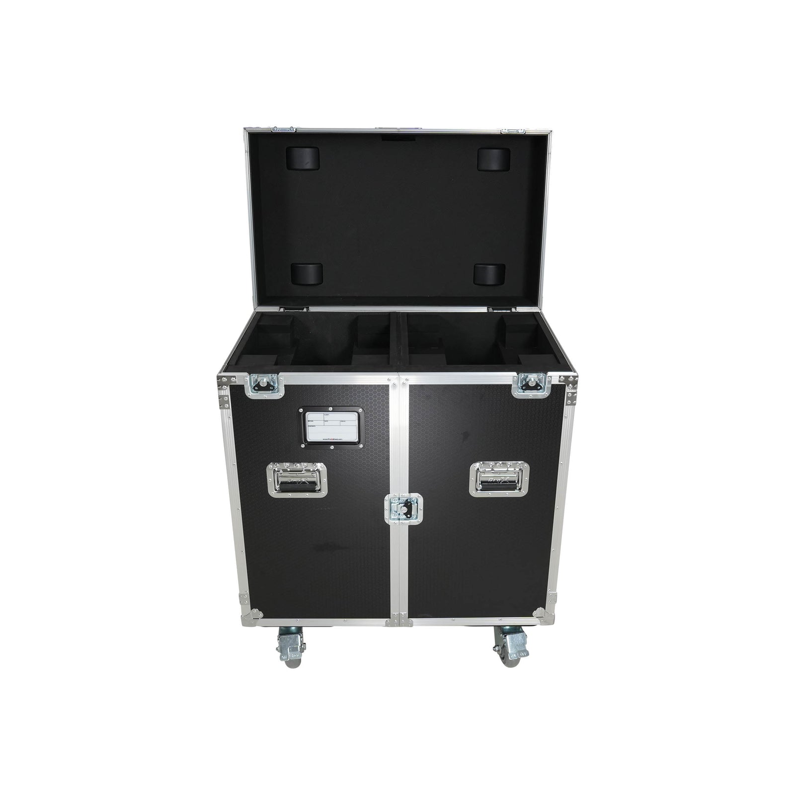 ProX XS-MH30WASHX2W Road Case for 2 Large Moving Head Fixtures with 4-inch Casters by ProX Cases