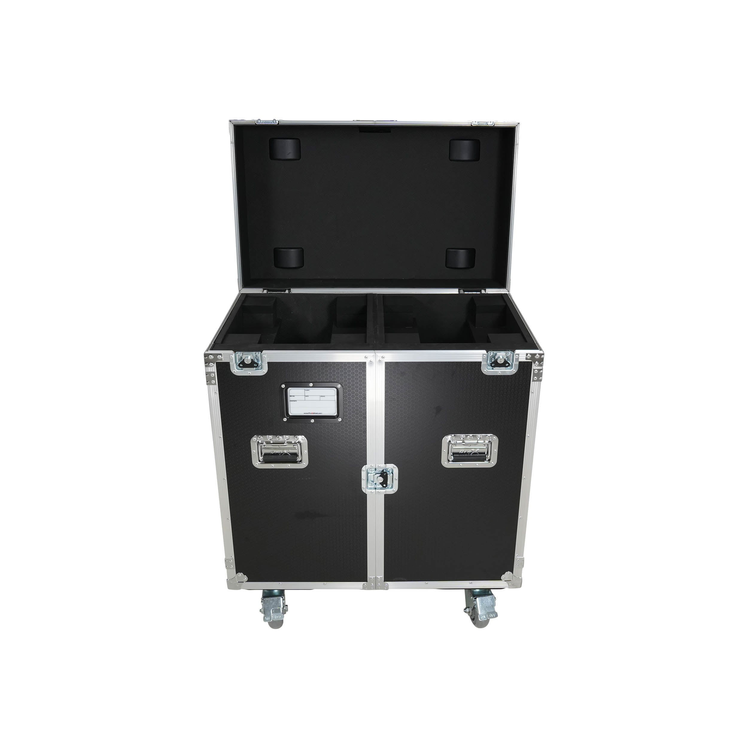 ProX XS-MH30WASHX2W Road Case for 2 Large Moving Head Fixtures with 4-inch Casters by ProX Cases