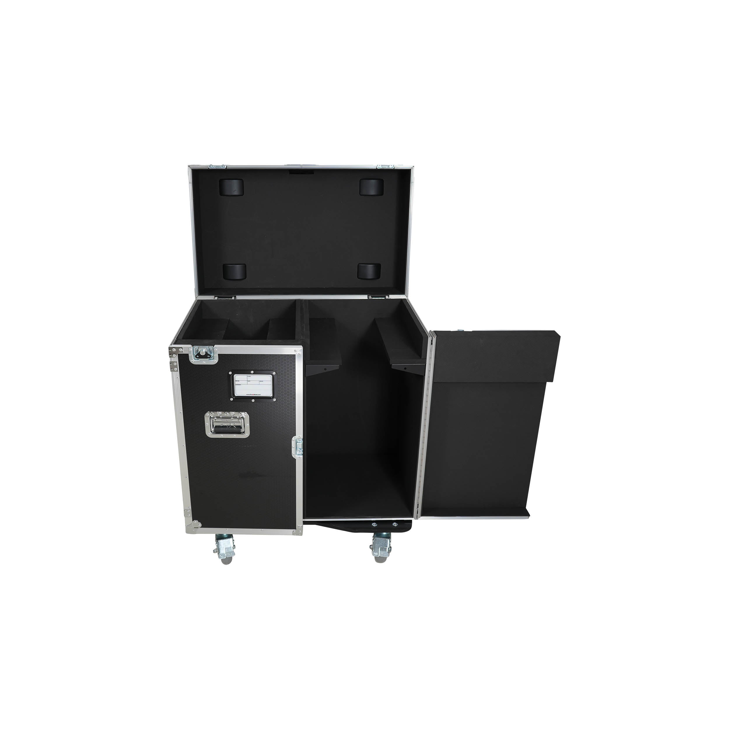 ProX XS-MH30WASHX2W Road Case for 2 Large Moving Head Fixtures with 4-inch Casters by ProX Cases