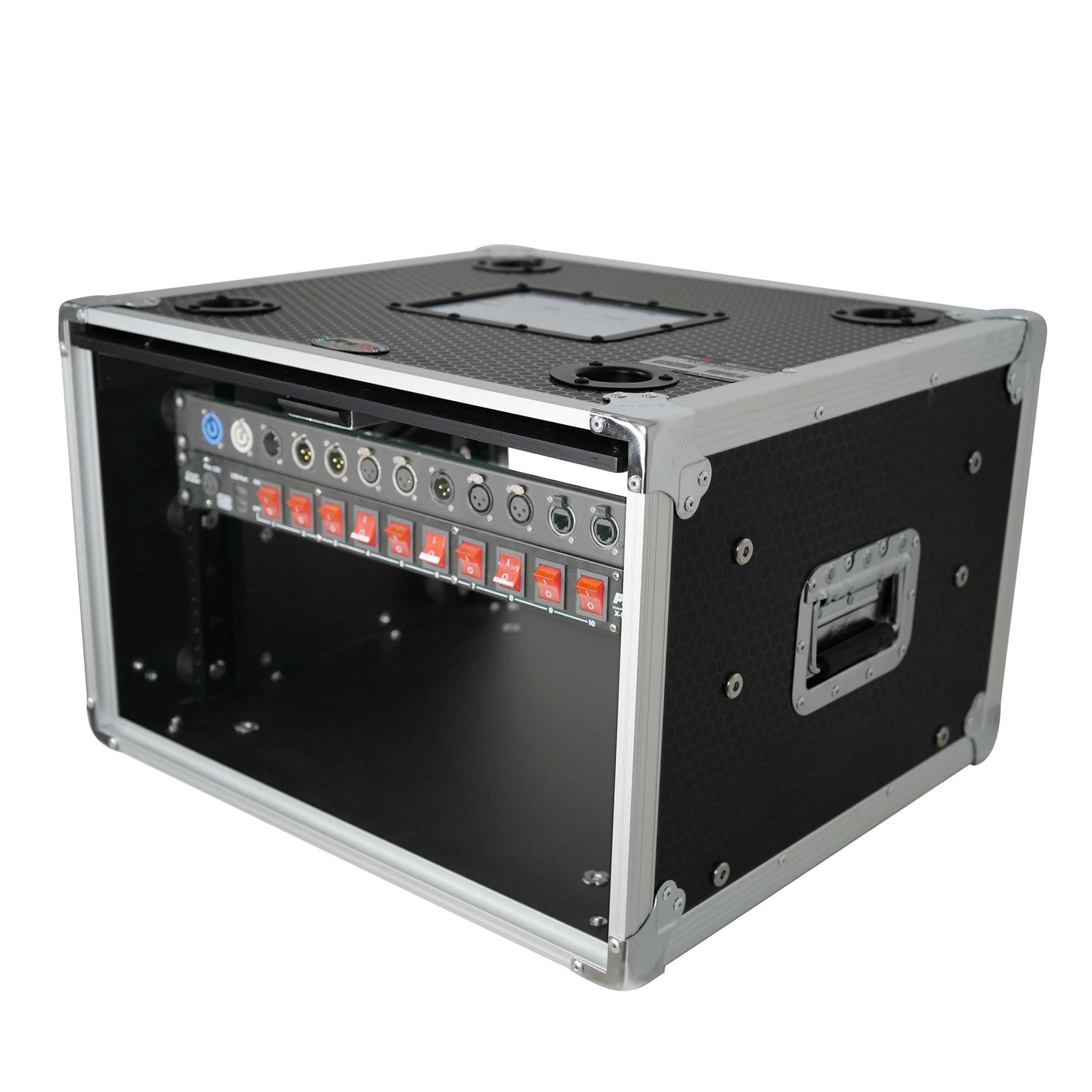ProX XS-SLAM6U14 6U Vertical Shockmount Rack Case with Dual Sliding Slam Doors by ProX Cases