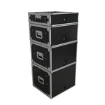 ProX XS-SLAM6U14 6U Vertical Shockmount Rack Case with Dual Sliding Slam Doors by ProX Cases