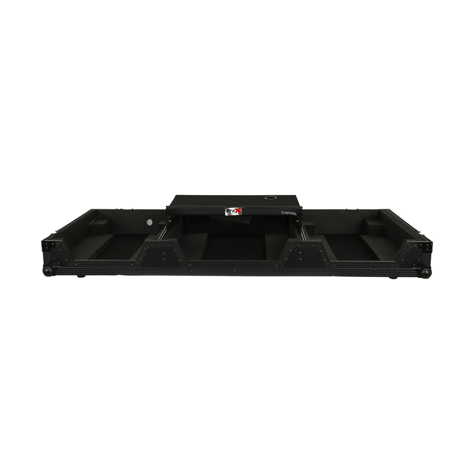 ProX XS-CDM3KV10A9 WLTBL DJ Flight Case for 2x CDJ-3000X and DJM-V10/A9 with Laptop Shelf & Wheels by ProX Cases
