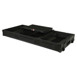 ProX XS-CDM3KV10A9 WLTBL DJ Flight Case for 2x CDJ-3000X and DJM-V10/A9 with Laptop Shelf & Wheels by ProX Cases