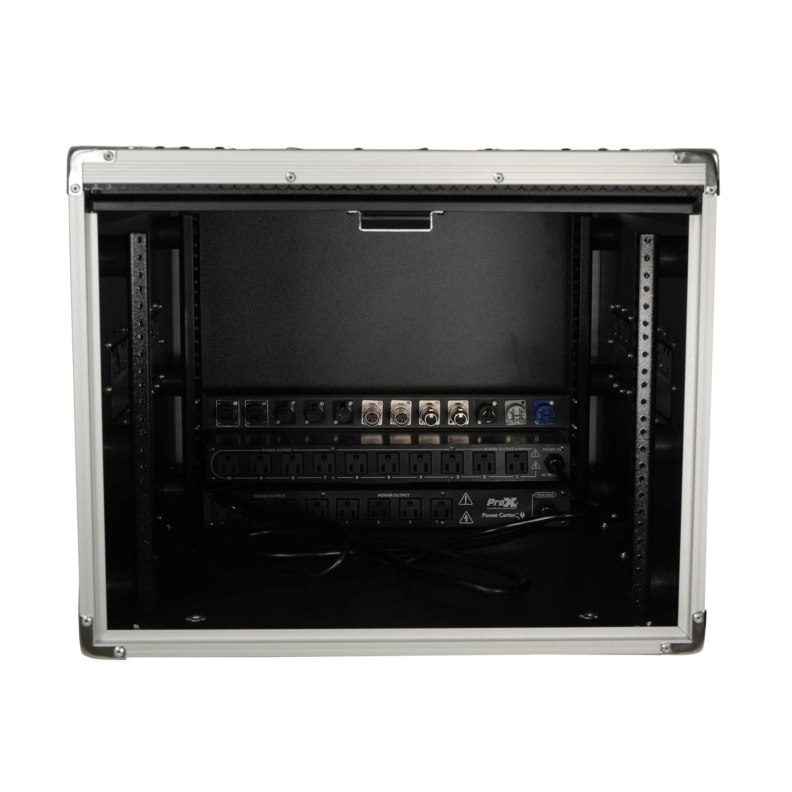 ProX XS-SLAM8U20 Vertical Shock-mount 8U Rack Case with Sliding Slam Doors by ProX Cases