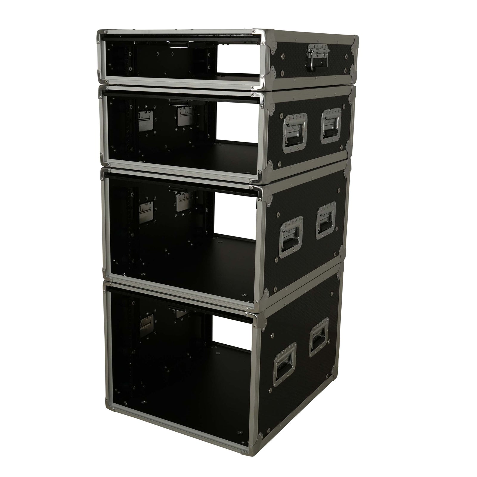 ProX XS-SLAM8U20 Vertical Shock-mount 8U Rack Case with Sliding Slam Doors by ProX Cases