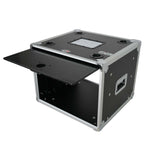 ProX XS-SLAM8U14 Vertical Shock-mount 8U Rack Case with Sliding Slam Doors - 14-inch Depth by ProX Cases