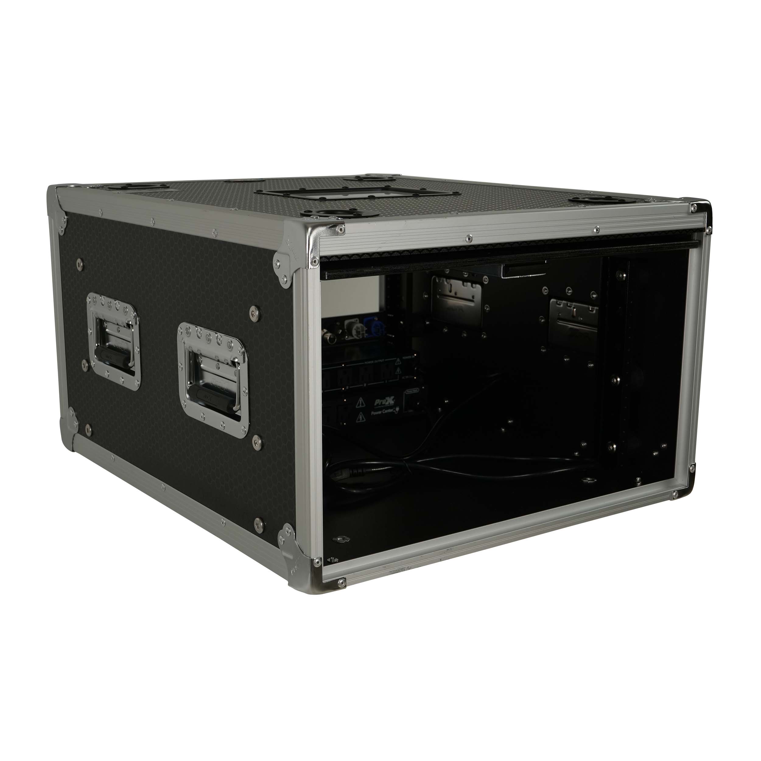 ProX XS-SLAM6U20 Vertical Shock-Mount 6U Rack Case with Sliding Slam Doors - 20-inch Depth by ProX Cases