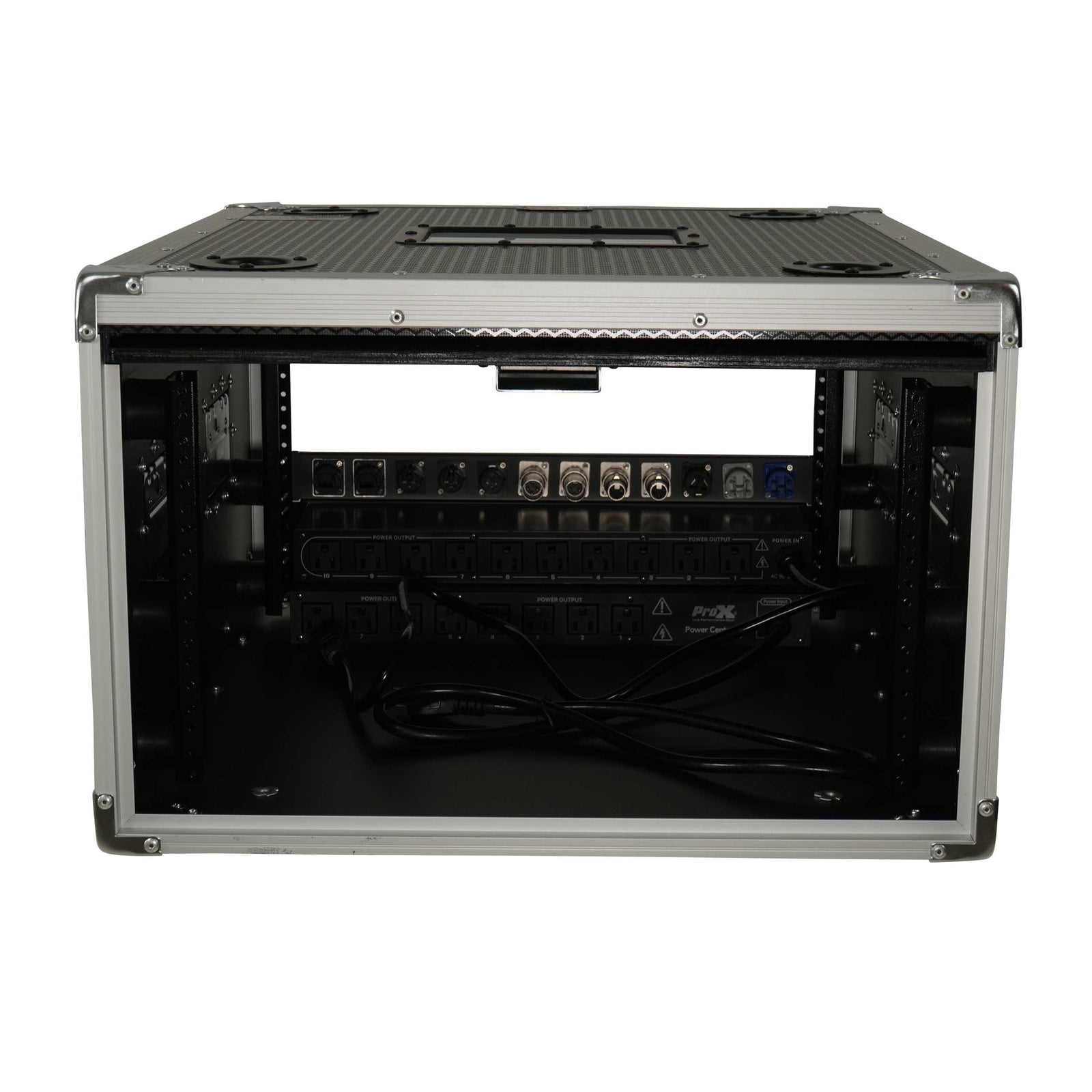 ProX XS-SLAM6U20 Vertical Shock-Mount 6U Rack Case with Sliding Slam Doors - 20-inch Depth by ProX Cases