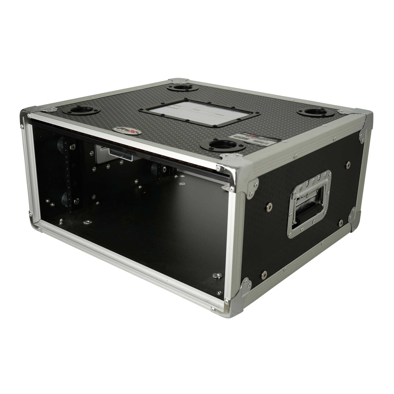 ProX XS-SLAM4U14 Vertical Shock-Mount 4U Rack Case with Sliding Slam Doors - 14-inch Depth by ProX Cases