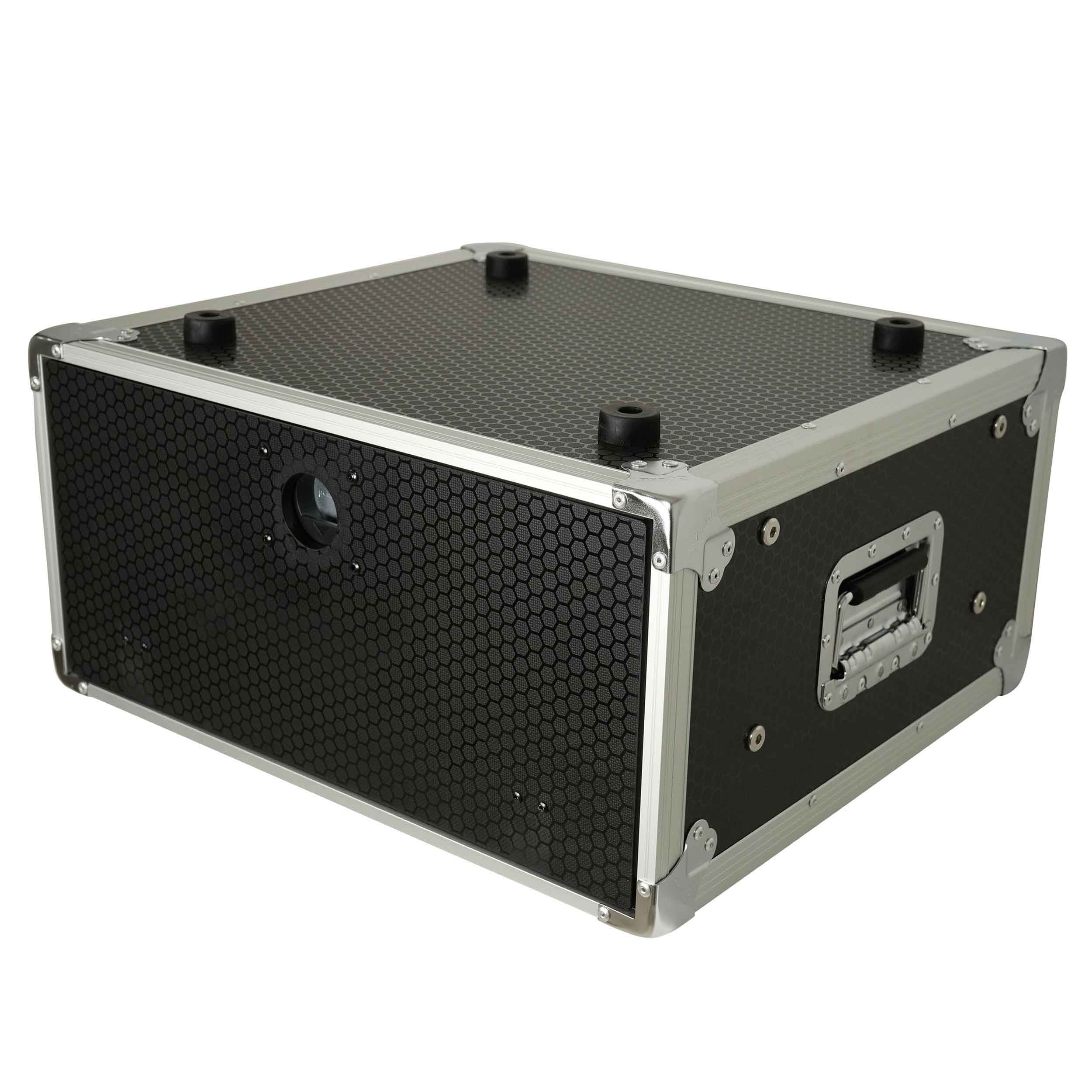 ProX XS-SLAM4U14 Vertical Shock-Mount 4U Rack Case with Sliding Slam Doors - 14-inch Depth by ProX Cases