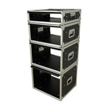 ProX XS-SLAM4U14 Vertical Shock-Mount 4U Rack Case with Sliding Slam Doors - 14-inch Depth by ProX Cases