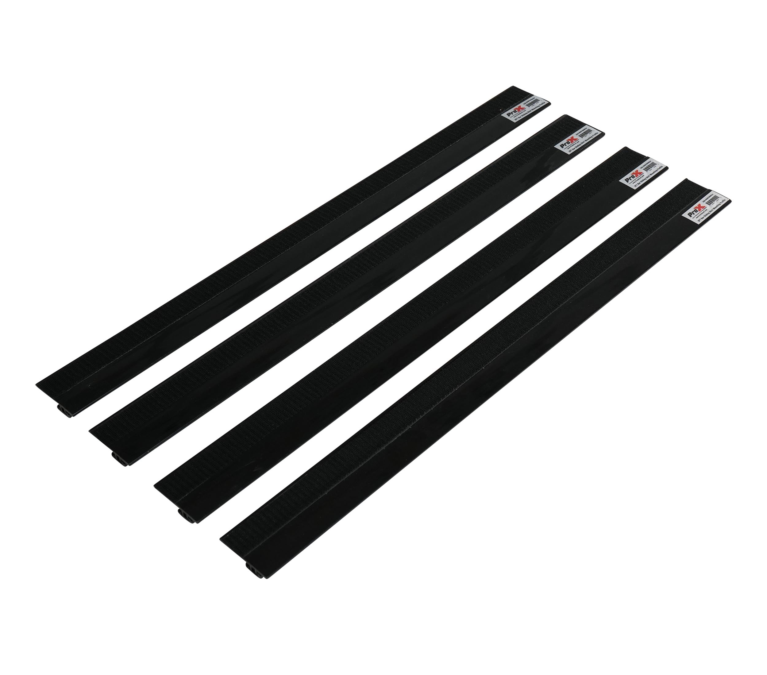 ProX XSQ-SKIRTHOOKX4 Stage Skirt Hook Profile Bar with Integrated Hook-and-Loop Strip - 4 Pack by ProX Live Performance Gear