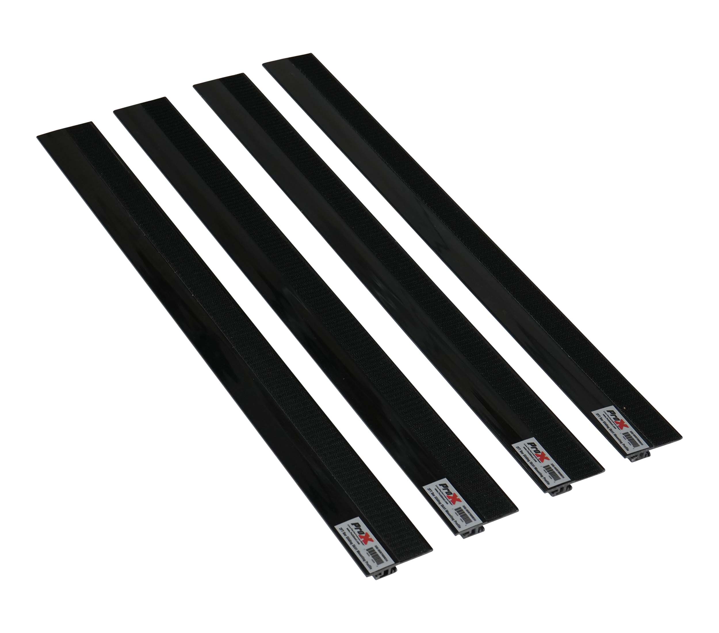 ProX XSQ-SKIRTHOOKX4 Stage Skirt Hook Profile Bar with Integrated Hook-and-Loop Strip - 4 Pack by ProX Live Performance Gear